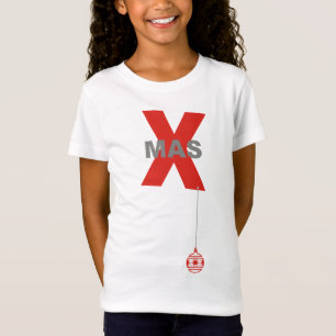 Christmas Fun - Xmas Type & Tree Bauble T-Shirt
