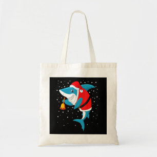 Christmas - Funny Christmas Shark Tote Bag