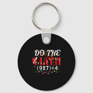 Christmas Funny Do The Math Meme (9x7)+4 Gift Lear Key Ring