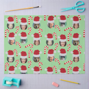 Christmas Funny Family Photo Santa Hats  Tissue Paper