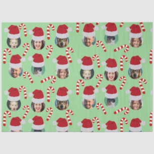 Christmas Funny Family Photo Santa Hats  Tissue Paper