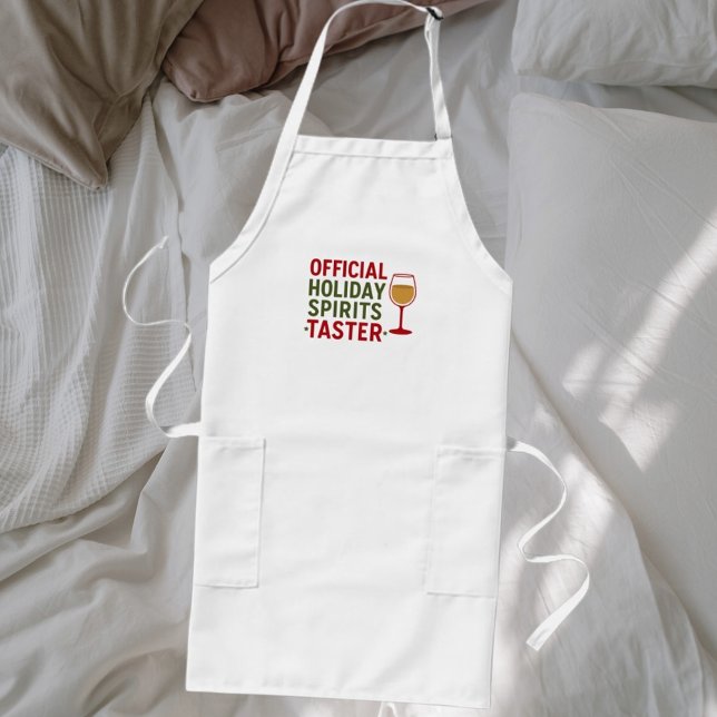 Christmas funny party spirits taster long apron (Creator Uploaded)