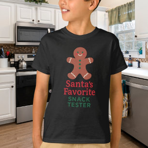 Christmas funny snack tester kids T-Shirt