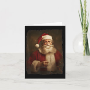 Christmas Funny Trump Santa Claus Retro Vintage Card