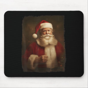 Christmas Funny Trump Santa Claus Retro Vintage Mouse Mat
