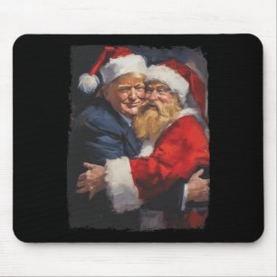 Christmas Funny Trump Santa Claus Retro Vintage Xm Mouse Mat