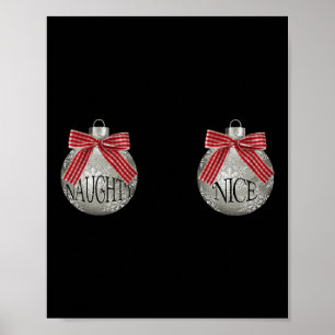 Christmas Funny Womens Bulbs S Tee Gift Poster