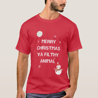 Christmas Funnyshirt Movie Quote Gift Idea boy T-Shirt