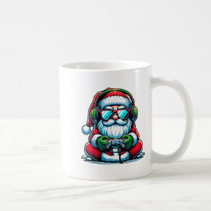 Christmas Gamer Boys Video Game Santa Xmas  Coffee Mug