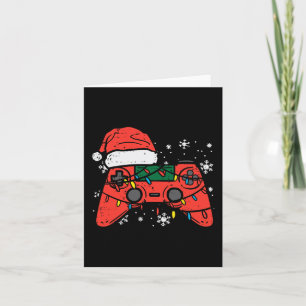 Christmas Gamer Controller Xmas Boys Kids Youth Me Card