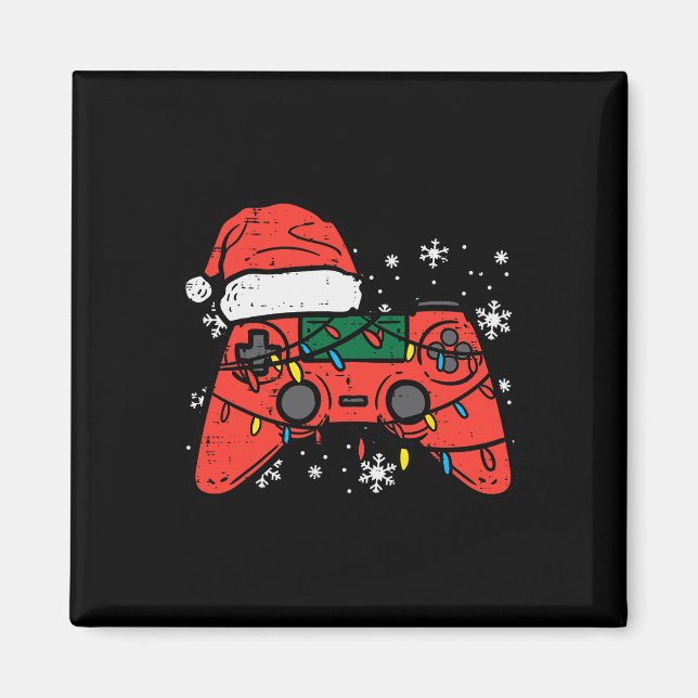 Christmas Gamer Controller Xmas Boys Kids Youth Me Magnet (Front)