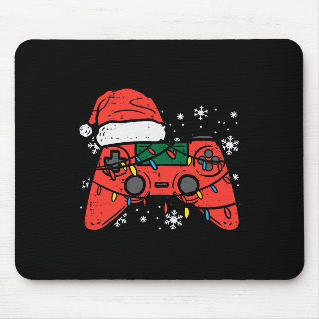 Christmas Gamer Controller Xmas Boys Kids Youth Me Mouse Mat (Front)