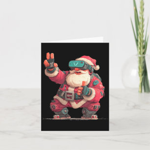 Christmas Gamer Look With This Cool Vr Santa Claus Card