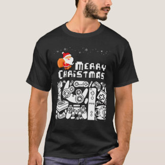 Christmas Gaming Santa Merry Christmas Gamer T-Shirt