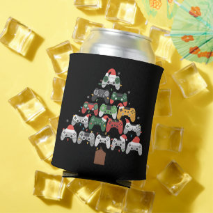 Christmas Gaming Tree Gamers Gamer Xmas Gifts Can Cooler
