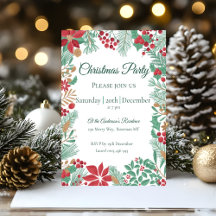 Christmas Garden | Party Invitation