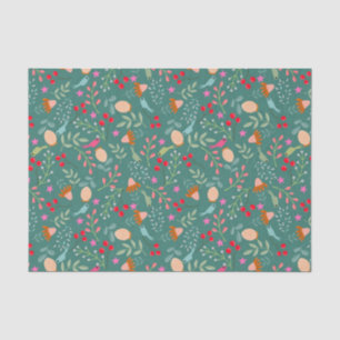 Christmas garden tissue paper