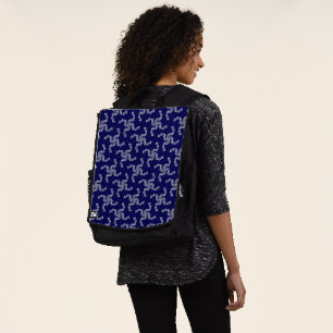 Christmas Garland Blue, Christmas Decoration, Xmas Backpack