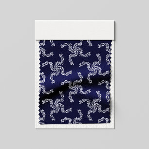 Christmas Garland Blue, Christmas Decoration, Xmas Fabric