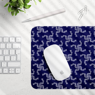 Christmas Garland Blue, Christmas Decoration, Xmas Mouse Mat
