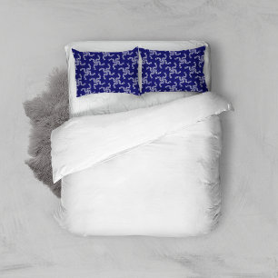 Christmas Garland Blue, Christmas Decoration, Xmas Pillowcase