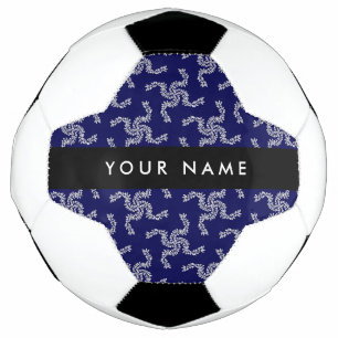 Christmas Garland, Blue, Your name, Personalise Football