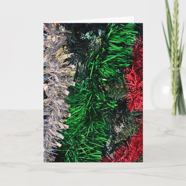 Christmas garland card (Front)