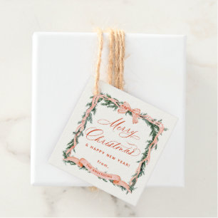 CHRISTMAS GARLAND Christmas Frame Gift Tag