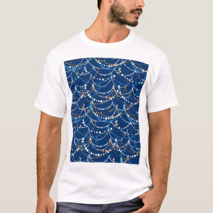 Christmas garland: festive seamless pattern T-Shirt