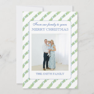 Christmas Garland Grandmillenial Photo Holiday Card