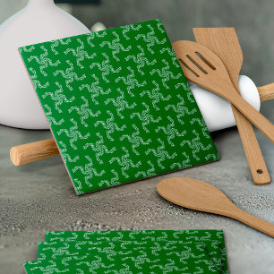 Christmas Garland Green, Christmas Decoration Tile