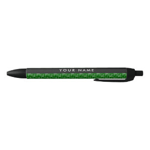 Christmas Garland, Green, Your name, Personalise Black Ink Pen