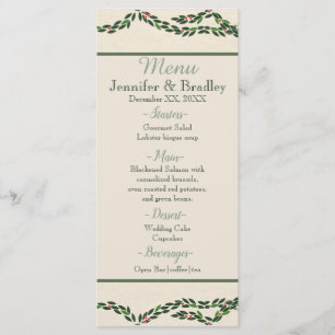 Christmas Garland Menu