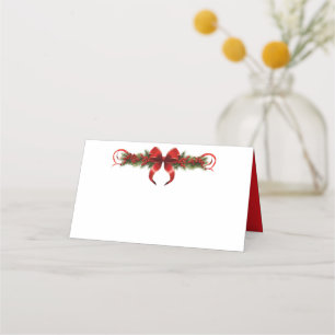 Christmas Garland Place Card