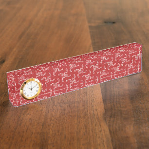 Christmas Garland Red, Christmas Decoration, Xmas Nameplate