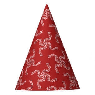 Christmas Garland Red, Christmas Decoration, Xmas Party Hat