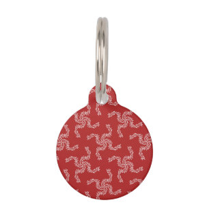 Christmas Garland Red, Christmas Decoration, Xmas Pet Tag
