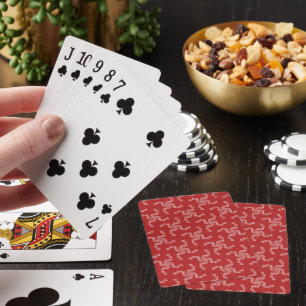 Christmas Garland Red, Christmas Decoration, Xmas Playing Cards