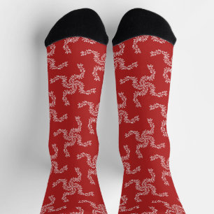 Christmas Garland Red, Christmas Decoration, Xmas Socks
