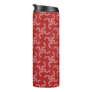 Christmas Garland Red, Christmas Decoration, Xmas Thermal Tumbler