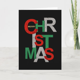 Christmas Geek Cool Santa Claus Funny Gift Idea Card