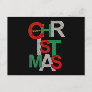 Christmas Geek Cool Santa Claus Funny Gift Idea Postcard