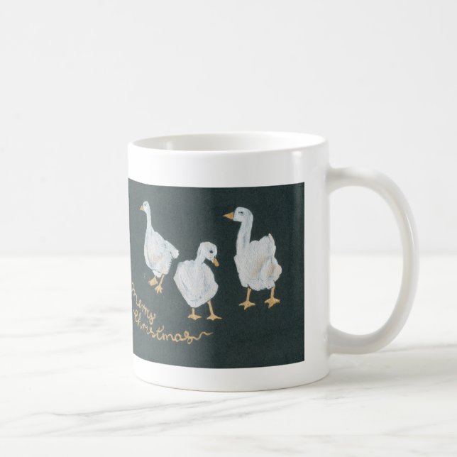 Christmas Geese Coffee Mug (Right)