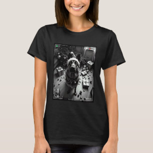 Christmas German Shepherd Caught On Camera T-Shirt