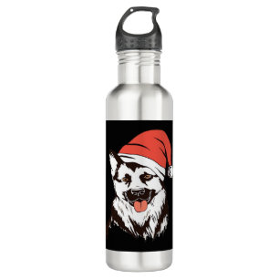 Christmas German Shepherd Classic T-Shirt 710 Ml Water Bottle