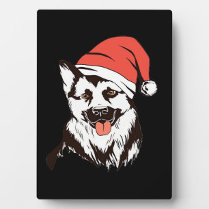 Christmas German Shepherd Classic T-Shirt Plaque