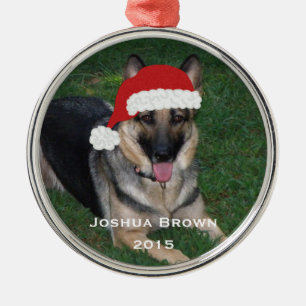Christmas German Shepherd Ornament