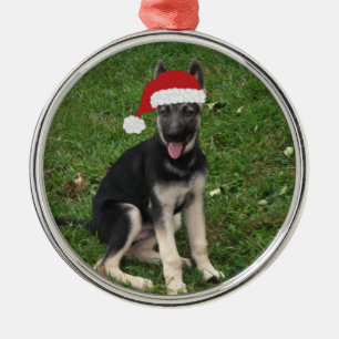 Christmas German Shepherd Ornament