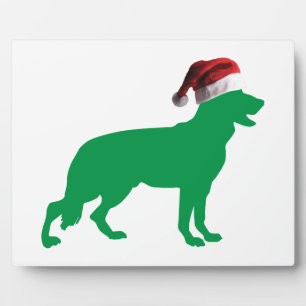 Christmas German Shepherd Plaque