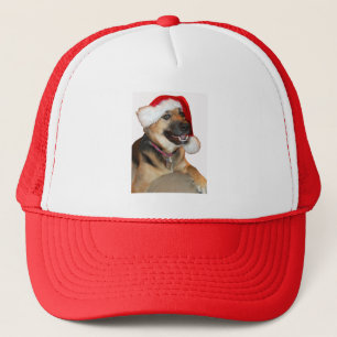 Christmas German Shepherd Trucker Hat